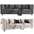 Modway Ingenuity Sofa: Innovative Modern Design 3D model small image 1