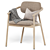 Modern Krala Chair by Moroso 3D model small image 3