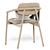 Modern Krala Chair by Moroso 3D model small image 5