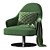 Elegant Reflex Ludwig Armchair 3D model small image 3