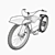 Classic Cruiser E-bike: Vintage Custom 3D model small image 2