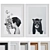 Modern Collage Picture Frame Set 3D model small image 1