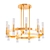 Elegant 9-Light Chandelier 3D model small image 1