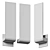 Sleek Halo LED Wall Sconce 3D model small image 4