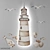 Coastal Glow: Lighthouse & Sea Set 3D model small image 4