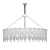 Elegant Ice Chandelier: SPRING Ø120 3D model small image 4