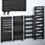 Designer Towel Radiators Set - Stylish and Functional 3D model small image 6