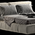 Bonaldo Fluff Open Bed: Modern Design, Spacious Storage 3D model small image 12