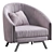 Modern Comfort: Bonaldo Saddie Armchair 3D model small image 3