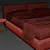 Modern Boca Lomo Bed: 3D Model 3D model small image 5