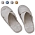 Cozy Linen Crossover Slippers by Zara Home 3D model small image 1