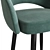 Mirella Upholstered Bar Chair 3D model small image 4