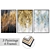 Elegant Framed Paintings Set 3D model small image 1