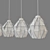 OM Pendant Lamp Eurosvet 50137/3 Moire - Sleek and Modern Lighting 3D model small image 4