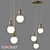 Bubble Glass Pendant Lamp by Eurosvet 3D model small image 2