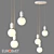 Bubble Glass Pendant Lamp by Eurosvet 3D model small image 4