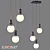 Bubble Glass Pendant Lamp by Eurosvet 3D model small image 5