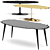 Contemporary Egeo Table: Sleek Design 3D model small image 1