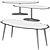 Contemporary Egeo Table: Sleek Design 3D model small image 2