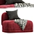 Futuristic Elegance: MAJOR TOM Chaise Long 3D model small image 1