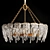 Frosted Spring Ice Chandelier 3D model small image 3