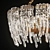 Frosted Spring Ice Chandelier 3D model small image 6