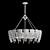 Frosted Spring Ice Chandelier 3D model small image 7