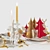 Festive Holiday Tableware Set 3D model small image 3