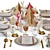 Festive Holiday Tableware Set 3D model small image 4