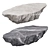 Elegant Stone Coffee Table 3D model small image 2