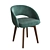 Mirella Compact Upholstered Chair 3D model small image 1