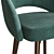 Mirella Compact Upholstered Chair 3D model small image 3