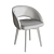 Mirella Compact Upholstered Chair 3D model small image 4