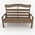 2021 Bench: Modern Design, Premium Quality 3D model small image 3