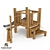 Wooden Play Set: Little Architect 3D model small image 1