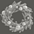 Festive Holiday Wreath with Toys & Pine Cones 3D model small image 12