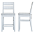 Crate & Barrel Basque Bar Stool: Solid Wood, Timeless Design 3D model small image 7