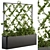 Outdoor Oasis: Vertical Garden Solution 3D model small image 1