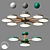 Nordic Tunes B Chandelier 3D model small image 1