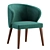 Elegant Dining Chair with 3Ds Max 2013 & Corona 6 3D model small image 1