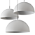 Sleek Alu Pendant Lamp 3D model small image 2