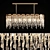 Elegant Ice Plates Chandelier 3D model small image 10