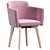 Elegant Wien Dining Chair 3D model small image 5