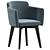 Elegant Wien Dining Chair 3D model small image 6