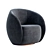 Title: Elegant DOT Armchair - Superior Comfort & Style 3D model small image 1