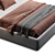 Sleek Boca Slim Bed 3D model small image 3