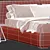 Sleek Boca Slim Bed 3D model small image 4