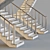 Rustic Wooden Stairs for Home 3D model small image 4