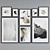 Modern Abstract Picture Frame Set 3D model small image 2