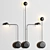 Vibia PIN LED Wall Lamp: Adjustable Elegance 3D model small image 2